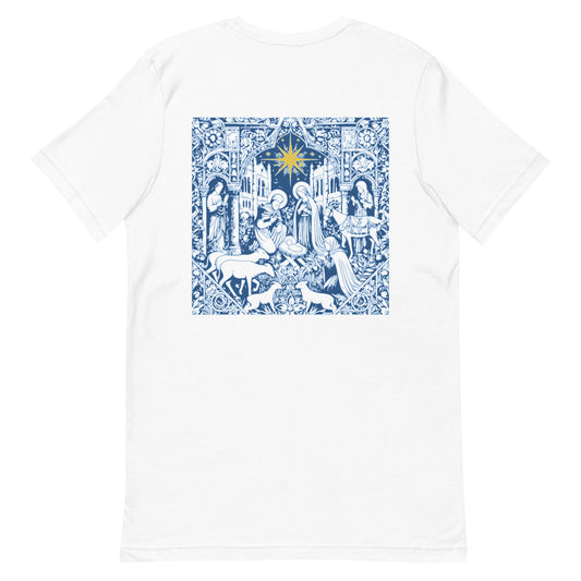 Unto Us a Savior Blue T-shirt - Men's and Women's